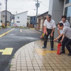 いざという時に備えて ～橋岡会館で消防訓練を行いました～